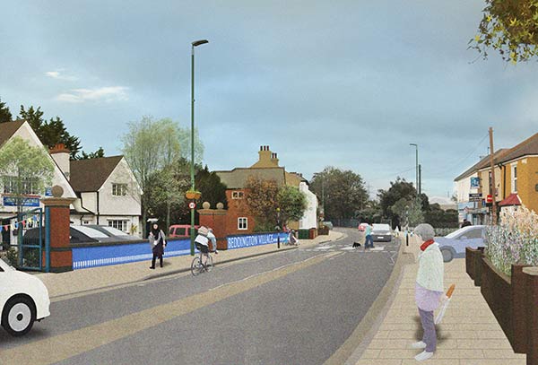 Beddington North TfL Major Scheme - Beddington village