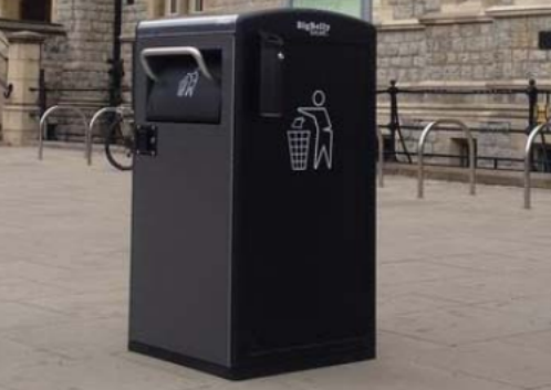 A new solar compactor bin