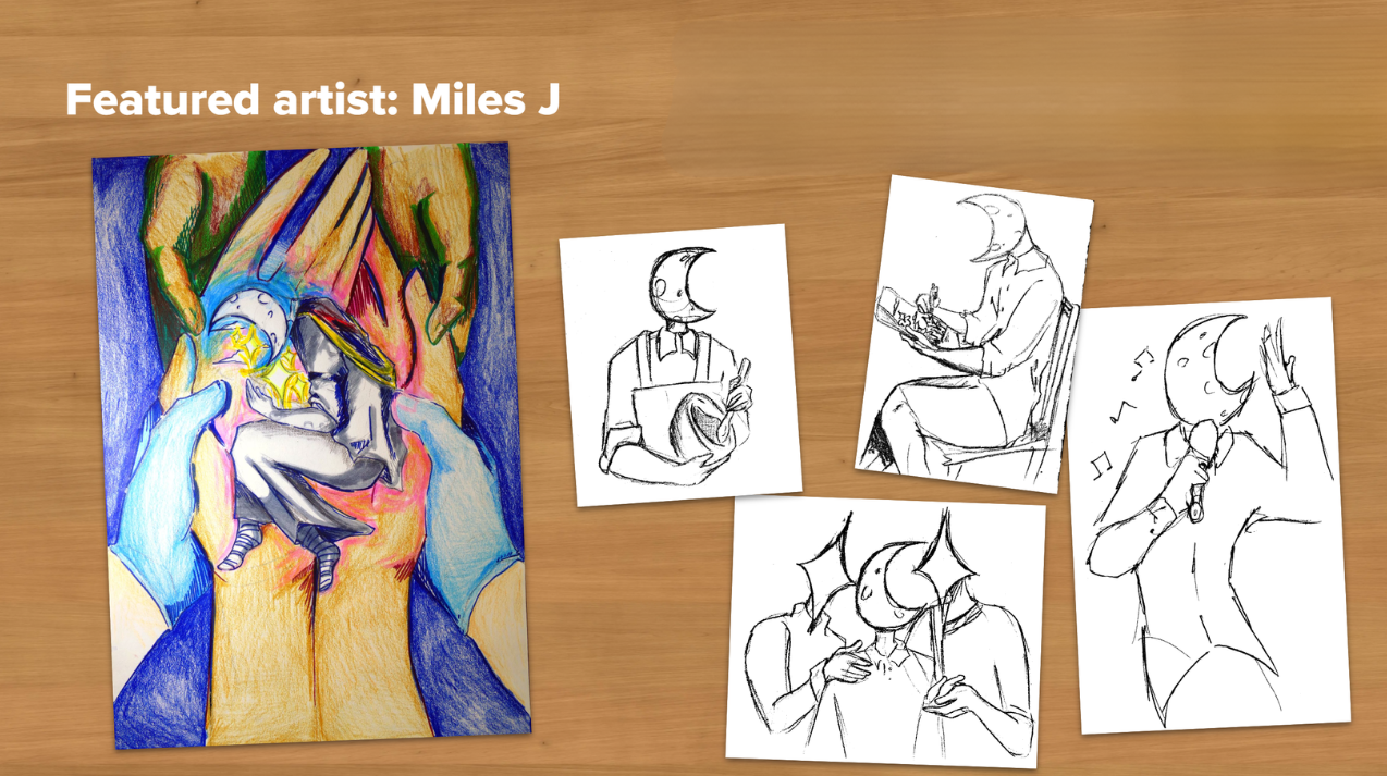 Art work by Artist Miles J